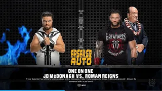 WWE 2K24 Jd Mcdonagh Vs Roman Reigns