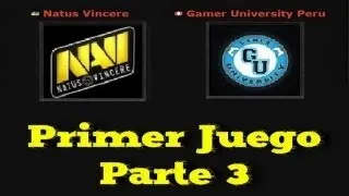 The Defense - Na'Vi vs GU Primer Juego Parte 3