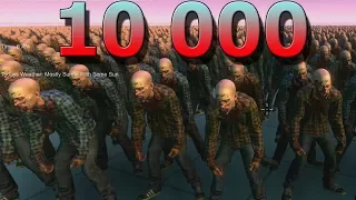 10 000 Зомби против 10 000 Солдат Ultimate Epic Battle Simulator