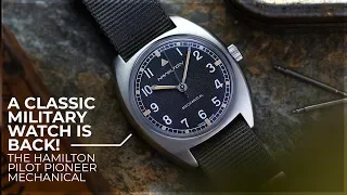 A Classic Military Watch Is Back - The Hamilton Pilot Pioneer Mechanical First Look by WatchGecko