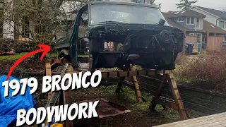 Starting Bodywork On The Bronco!! + Finally Found Parts | 1979 Ford Bronco Restoration |PART 19|