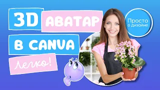 Как сделать 3D аватар в Canva