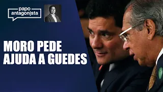 Moro pede a Guedes para gravar vídeo de apoio, mas ministro resiste