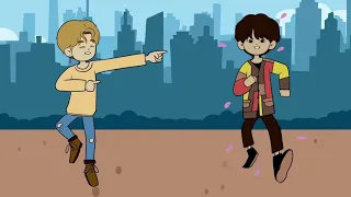 BTS-Friends  (Animation + Russian cover)