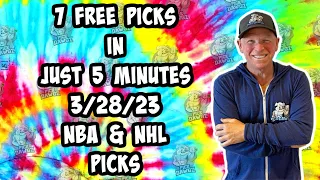 NBA & NHL Best Bets for Today Picks & Predictions Tuesday 3/28/23 | 7 Picks in 5 Minutes
