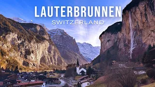 Lauterbrunnen, Switzerland 🇨🇭 Nature's Masterpiece | 4K Walking Tour in a Picturesque Village