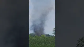 😲CRAZY! Massive Multi-vortex Dust Devil With Intercept