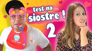 TEST NA SIOSTRĘ 2😁 WIDZOWIE DECYDUJĄ🤪