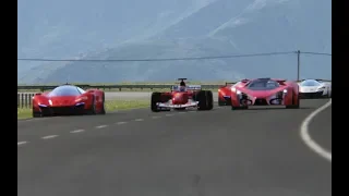 Ferrrari F1 2004 vs Ferrari F80 Concept vs Xezri x F1 Concpet at Highlands