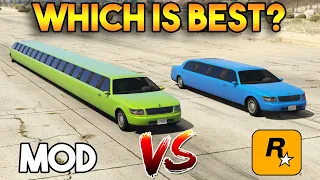 GTA 5 MODDER VS ROCKSTAR GAMES : LONG LIMO (WHICH IS BEST?)