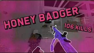 (106 Kills) Honey Badger Is Insane | Phantom Forces