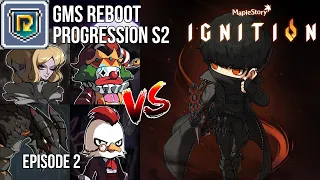 MapleStory [GMS Reboot] Progression S2 Episode 2 - Kain vs CRA Bosses
