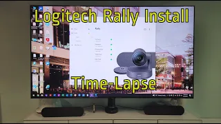 Logitech Rally Plus Video Conferencing System Installation Time-Lapse