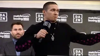 OLEKSANDR USYK FINAL WORDS TO CHAZZ WITHERSPOON