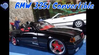 Custom BMW 325i convertible 1:18 Maisto diecast model