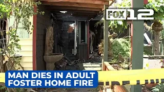 Man dies after fire destroys adult foster home in Lebanon