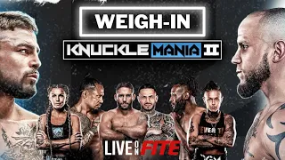 BKFC KnuckleMania 2: Weigh-in