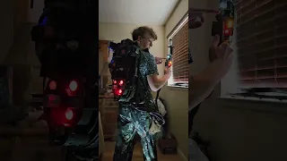 Custom Spirit Halloween Proton Pack with Venting Overview and Demonstration