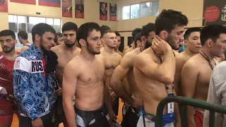 Взвешивание борцов Чемпионат России 2023 Каспийск