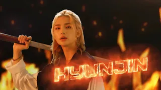 Hyunjin+swords+fire+MAMA