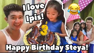 Ang Ipis Birthday Party ni Steya + Ipis Cake Surprise ni Mama | Melason Family Vlog