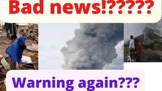 Hunga Tonga Volcano Eruption Update 2022:TONGA PEOPLE GET WARNING AGAIN,Caribbean Tsunami Effect