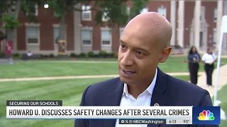 Howard University discusses safety after crimes on campus | NBC4 Washington