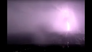 Powerful Lightning Over Spring Branch Houston Texas May 9th, 2019 (4K Drone)