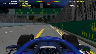 F1 CHALLENGE VB 2022 MOD - WILLIAMS FW44 - SINGAPORE HOTLAP