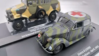 Exkluzivně z Polska: Vojenské automobily z 2.sv.války č. 38-39 - Dodge WC-6 Command Car + Simca 8