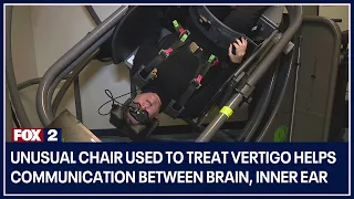 Unusual chair used to treat vertigo helps communication between brain, inner ear