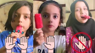 No Hand vs One Hand vs Two Hands Eating Challenge || SARA’S WORLD || #funnymoments