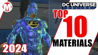 DCUO Top 10 Materials