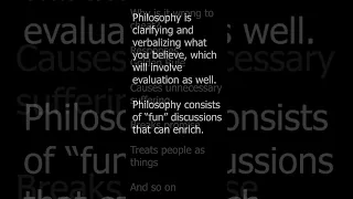 Why Some Philosophers Define Philosophy as Concept Clarification (& why is it wrong to cheat)