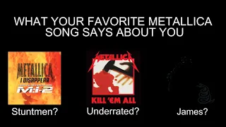 What your favorite Metallica song says about you (Pt.4)