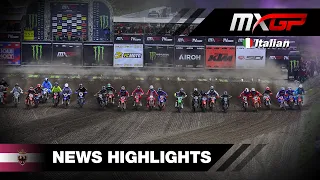 News Highlights in Italiano | MXGP of Trentino 2023 #MXGP #Motocross
