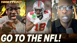 Unc & Ocho say Marvin Harrison Jr. would be CRAZY to skip NFL Draft for Ohio State return | Nightcap