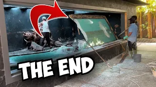 WE DESTROYED THE MONSTER FISH TANK’ GLASS