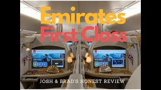 Emirates First Class Complete Review on Airbus A380 From New York to Dubai our HONEST Review!