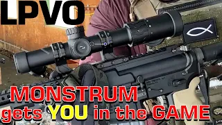 BEST VALUE 1-10 LPVO (Low Power Variable Optic) First Look || Monstrum Tactical Panzer