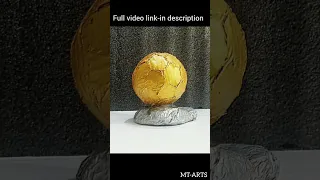 How To Make Ballon D'or Trophy /Fifa Ballon d'or From Cardboard (DIY-Trophy) #115 #SHORTS MT-ARTS