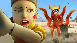 i won squid game in gta 5 mods part 2 -naruto