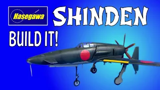 SPECTACULAR KYUSHU SHINDEN - Hasegawa kit in 1/48 - how to build it!