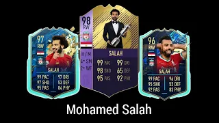 Mohamed Salah all the best cards from fifa14 to fifa22😍 Which the best card?