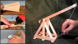 How to build a trebuchet catapult with popsicle sticks
