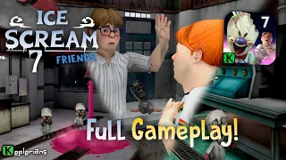 Ice Scream 7: Lis| Full Gameplay 🎮| ROD IS BACK! LIS MIKE & CHARLIE 🍦😱| Ice Scream| Keplerians