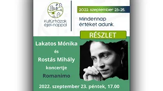 Romanimo  - Lakatos Mónika és Rostás Mihály koncertje - RÉSZLET - 🅺🅴🅲🅴🅻 🆅🆃🆅