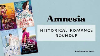 Head Injuries and Memory Loss: Amnesia Trope in Historical Romance Books