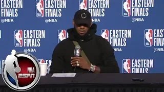 [FULL] LeBron James after Game 4: There's a lot more to my story that you don't know | NBA on ESPN