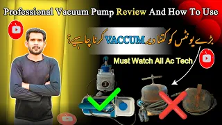 Vaccum Pumps Explained - Basic working principle HVAC | Vacuum Pump How It Works